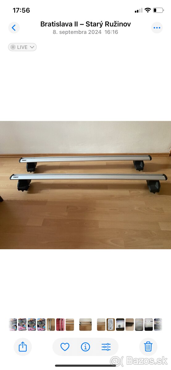 Predam Thule na bicykle na Superb za 90 Eur