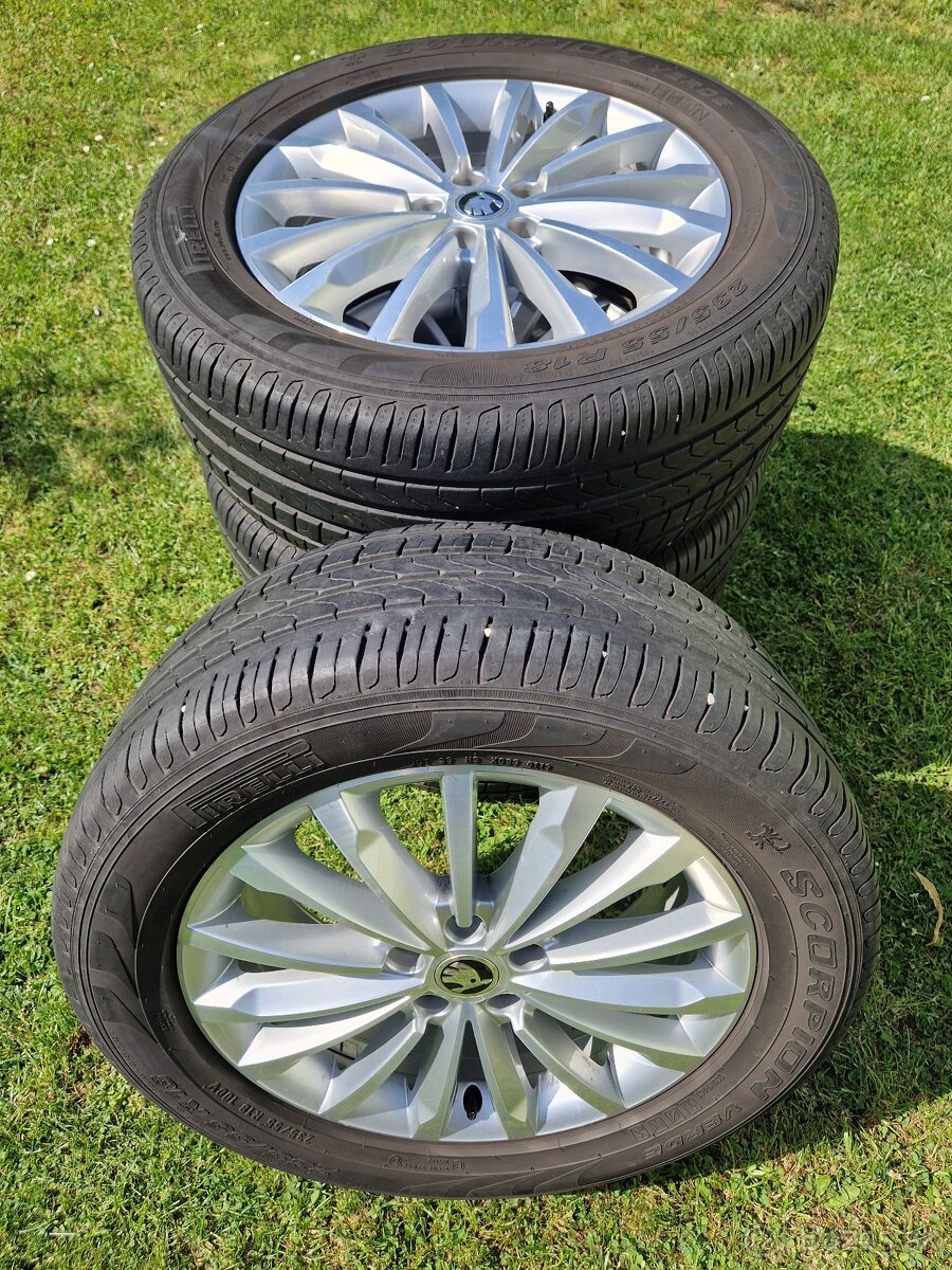 Škoda Kodiaq letné pneu 235/55 R18 na elektrónoch Trinity