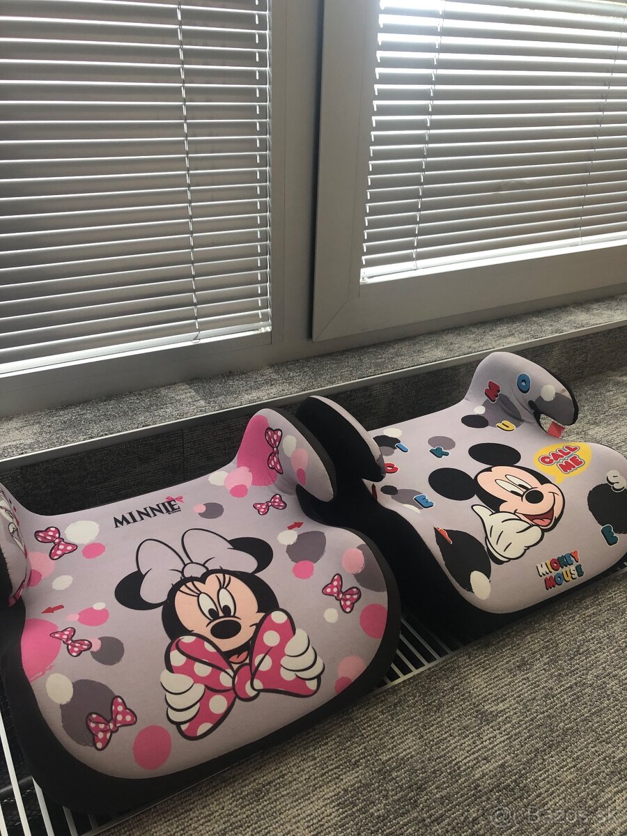 Detský podsedák - autosedačka Disney Mickey & Minnie Mouse