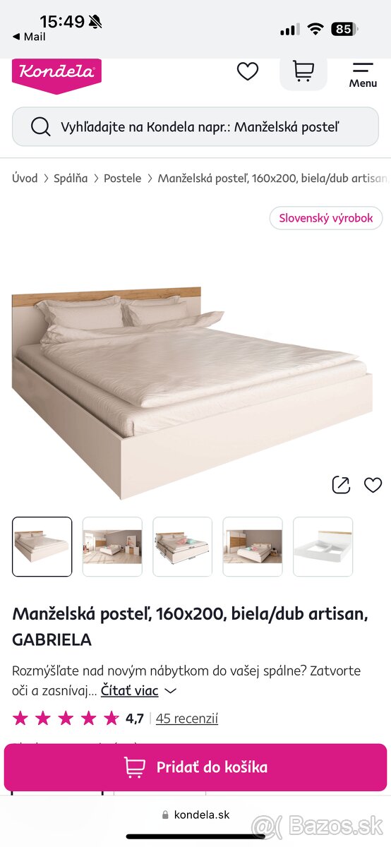 Manželská posteľ
