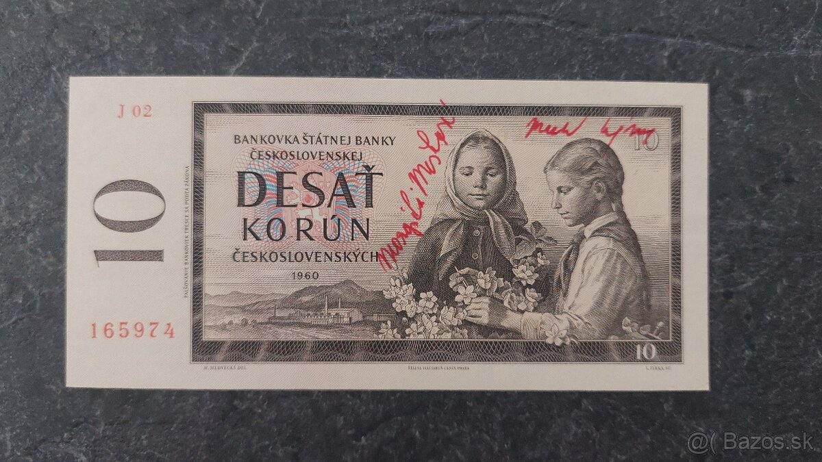 10 Kčs 1960, stav N