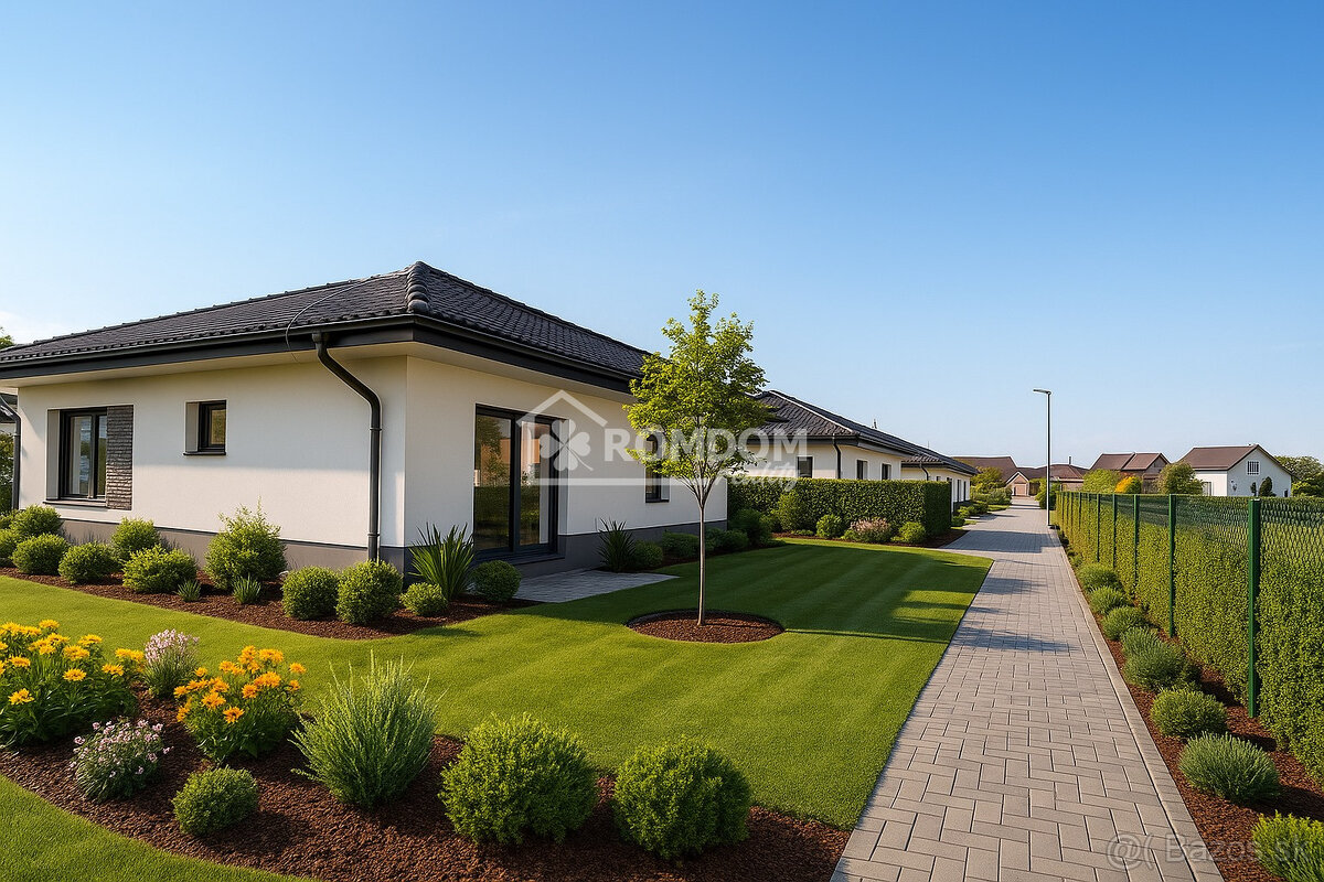 PREDAJ murovaný 4-izbový bungalov (dom 1), Láb, okr. Malacky