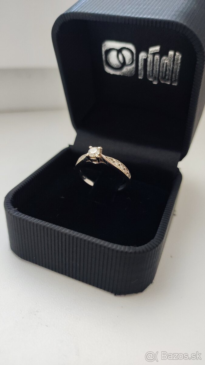 Zásnubný prsteň (Rýdl) s briliantmi