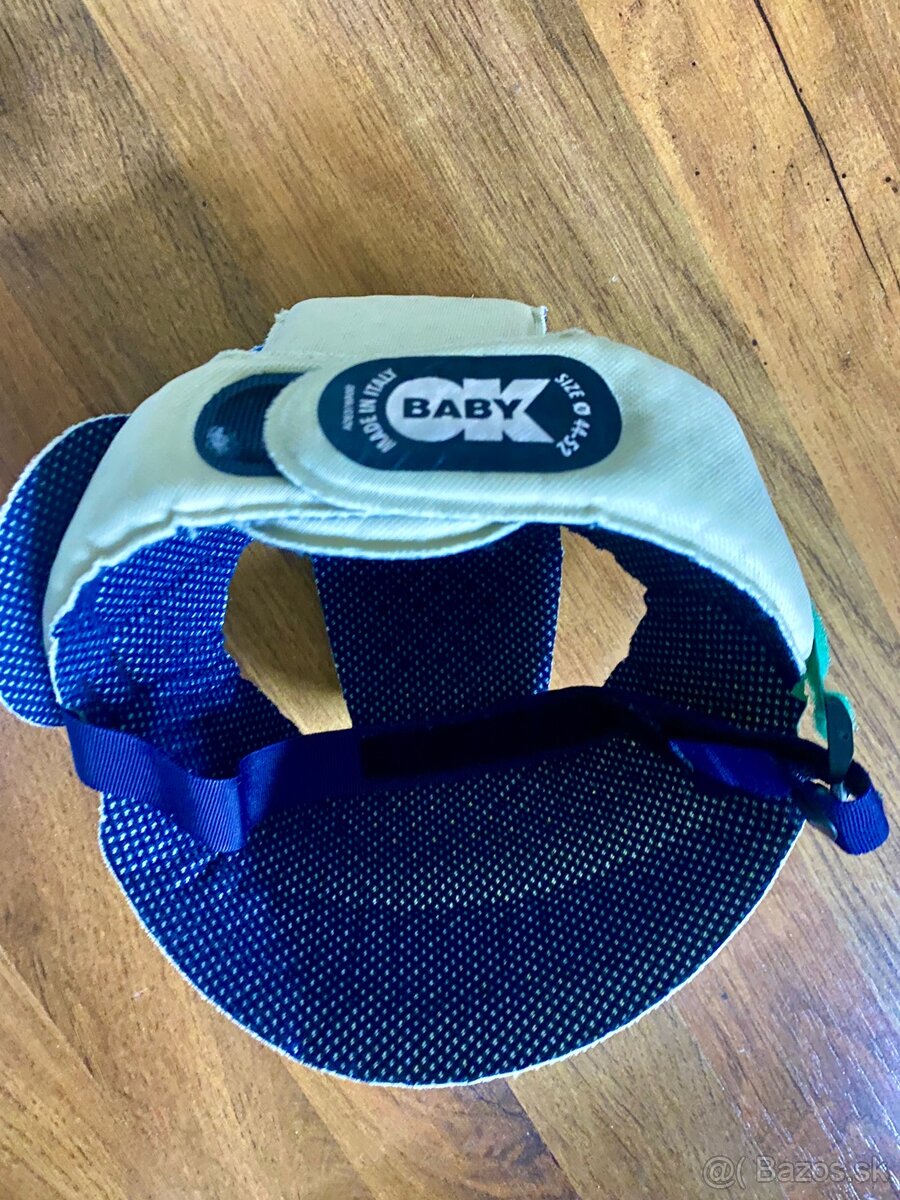 OK BABY Crawling helmet Beige detská ochranná prilba