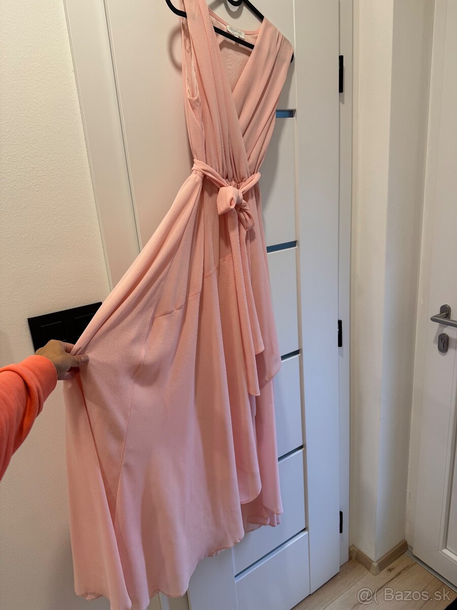 Predám ružové šaty M