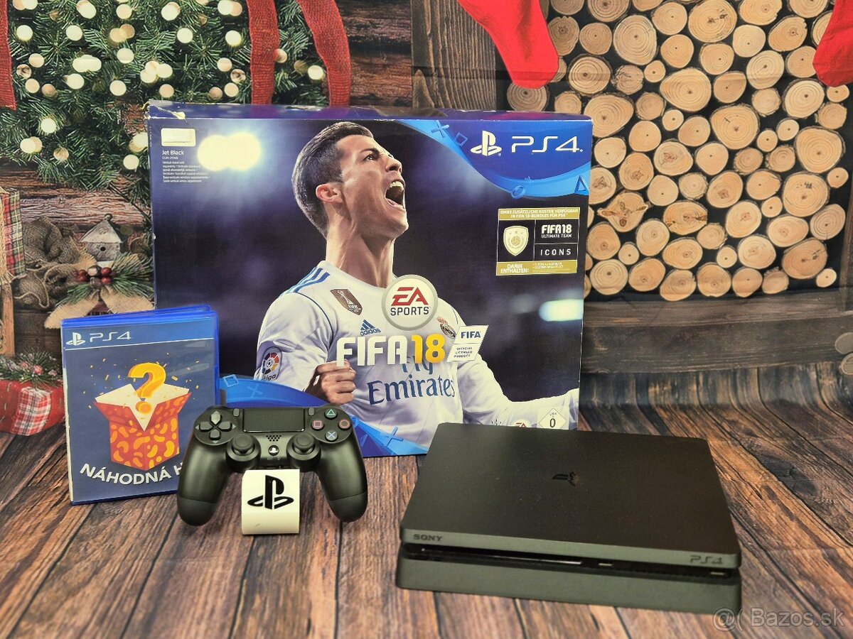 Sony Playstation 4 Slim 500GB 1 ovládač, 1 náhodná hra