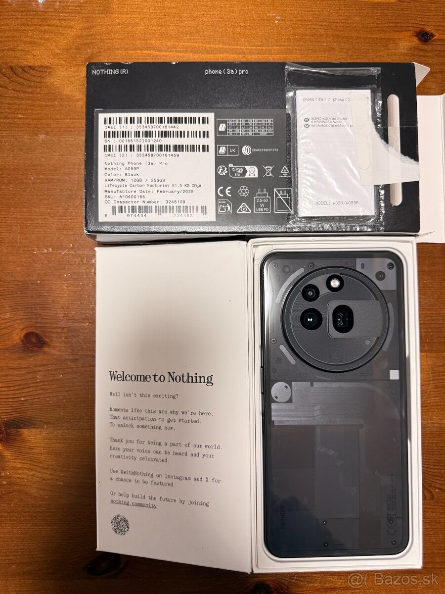 Nothing Phone 3a pro 12/256 GB