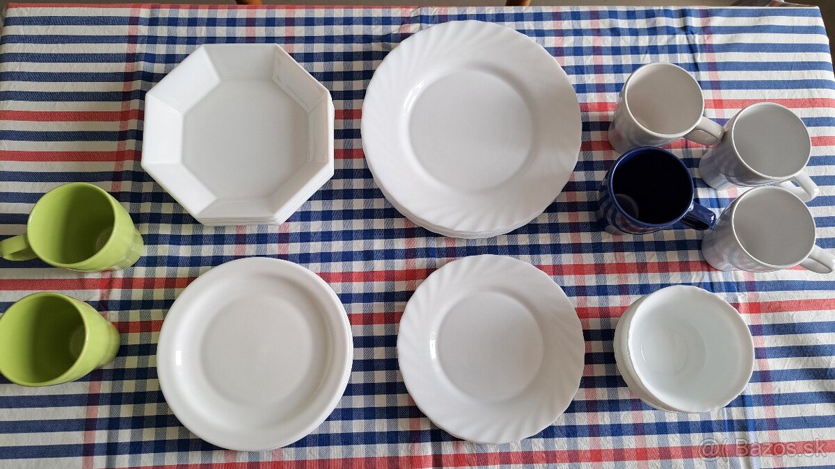 Kuchynské potreby - taniere, misky
