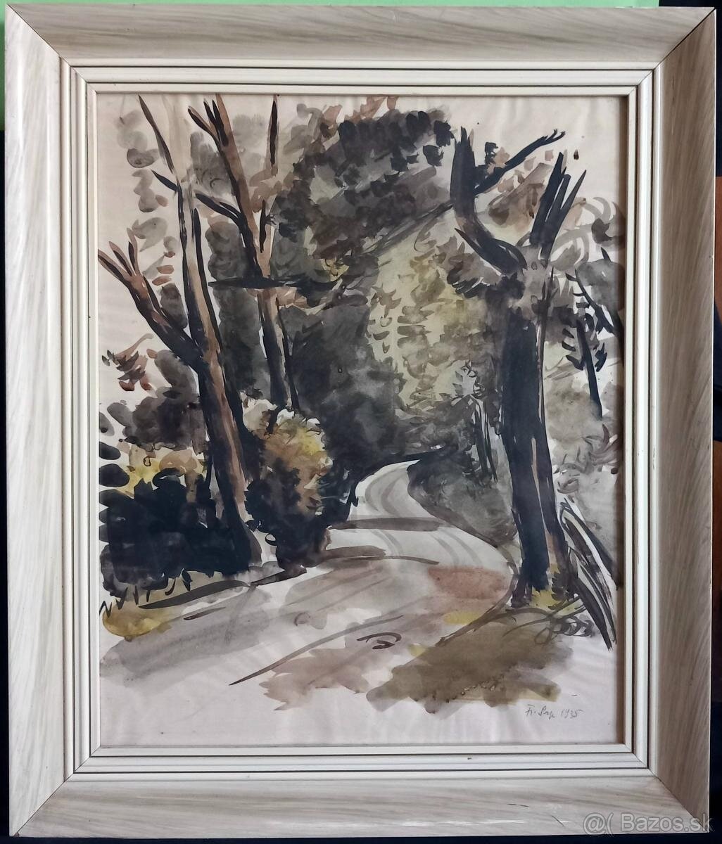 Akvarel František Srp rok 1935