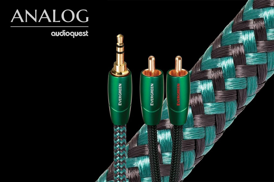 Audioquest Evergreen 1,0m RCA-3,5mm Jack