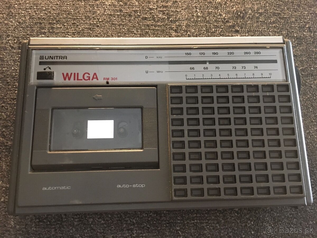 Rádio s kazetou WILGA RM 301