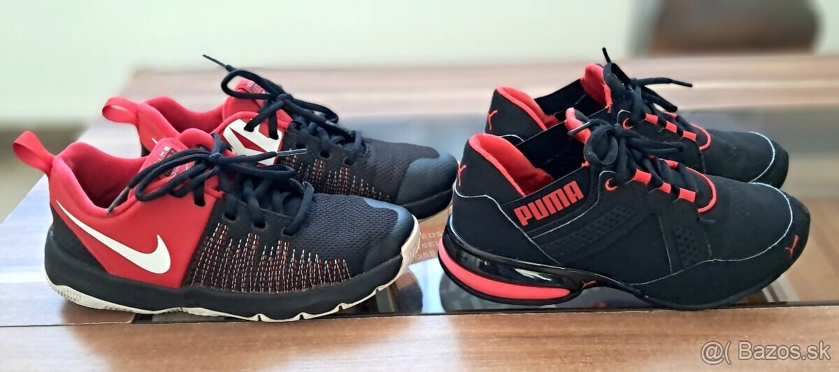 Tenisky Nike 37,5 a Puma 37