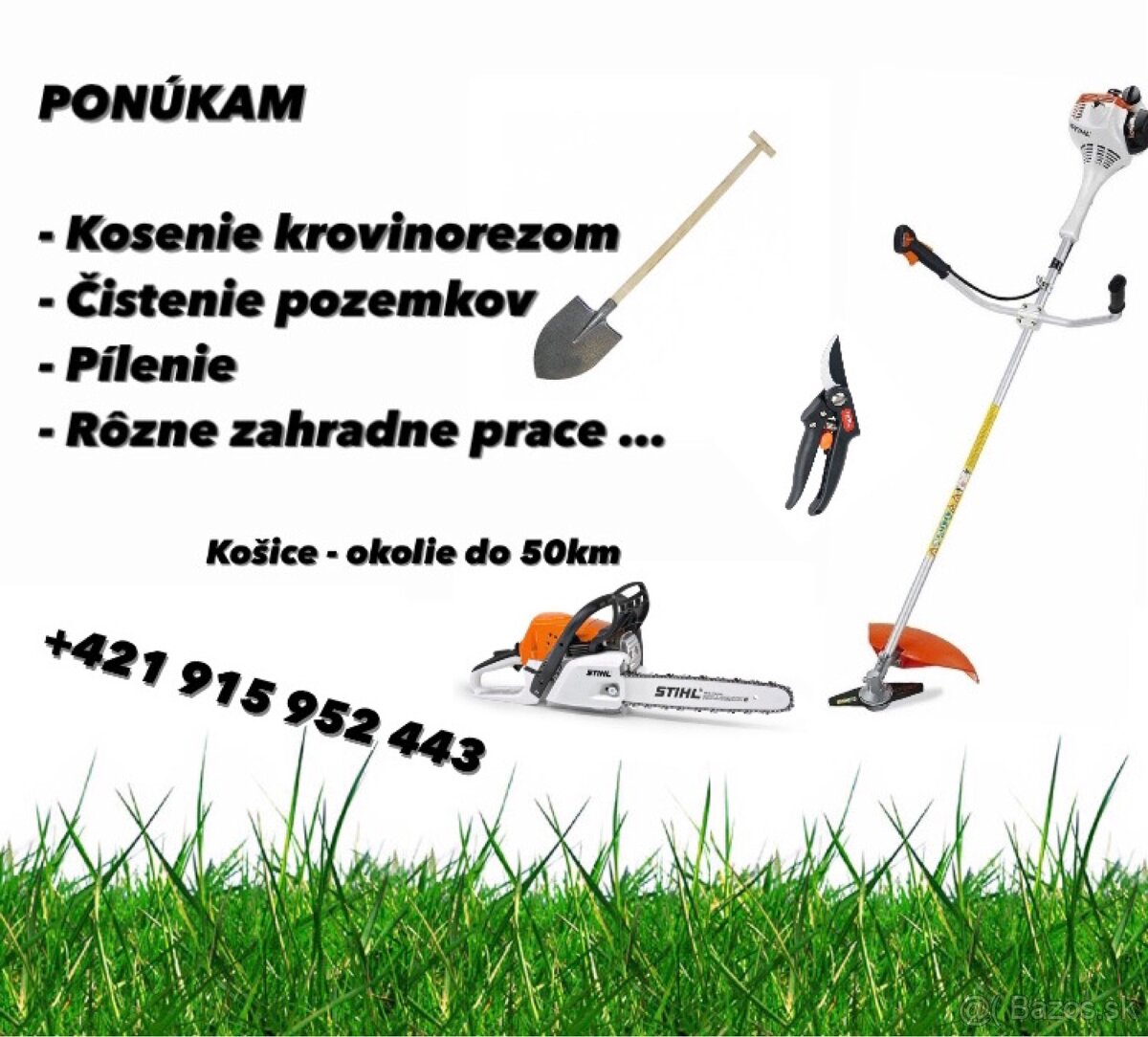 Kosenie , zahradne prace