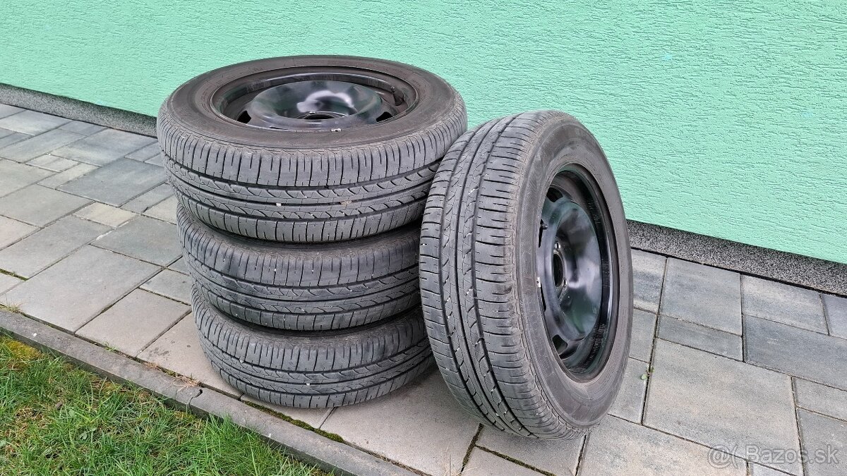 Letna sada Bridgestone R15 185/65 88T,6-7mm,6jx15H2,4x108