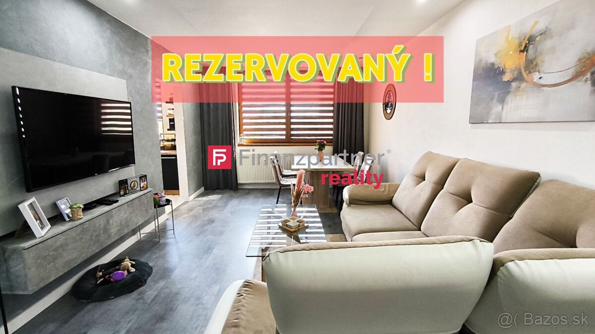 rezervovaný VÁŠ PARÁDNY TROJIZBOVÝ DOMOV V MICHALOVCIACH