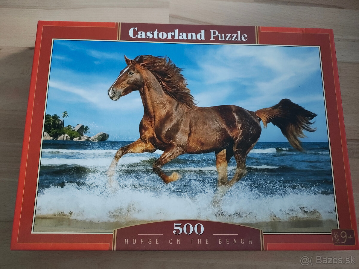 Puzzle 500 - Kôň na pláži