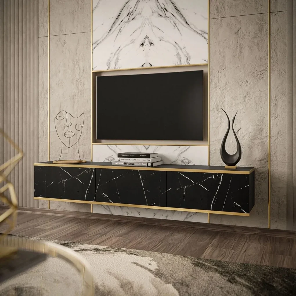 Skrinka komoda mramor pod tv