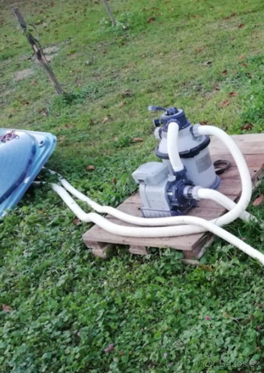 Piesková filtrácia k bazénu