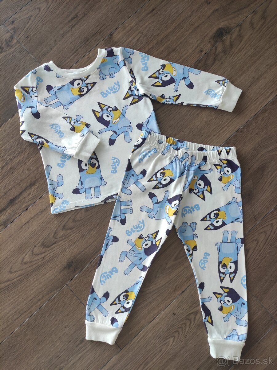 Pyžamo Bluey H&M, veľ. 92