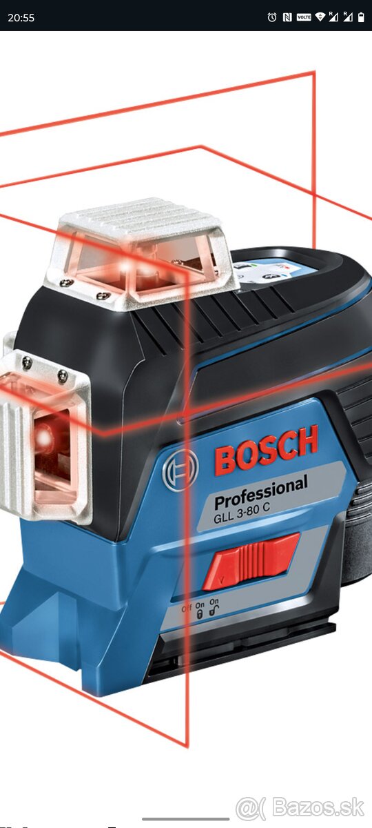 Kúpim takýto krížový laser BOSCH GLL 3-80 C