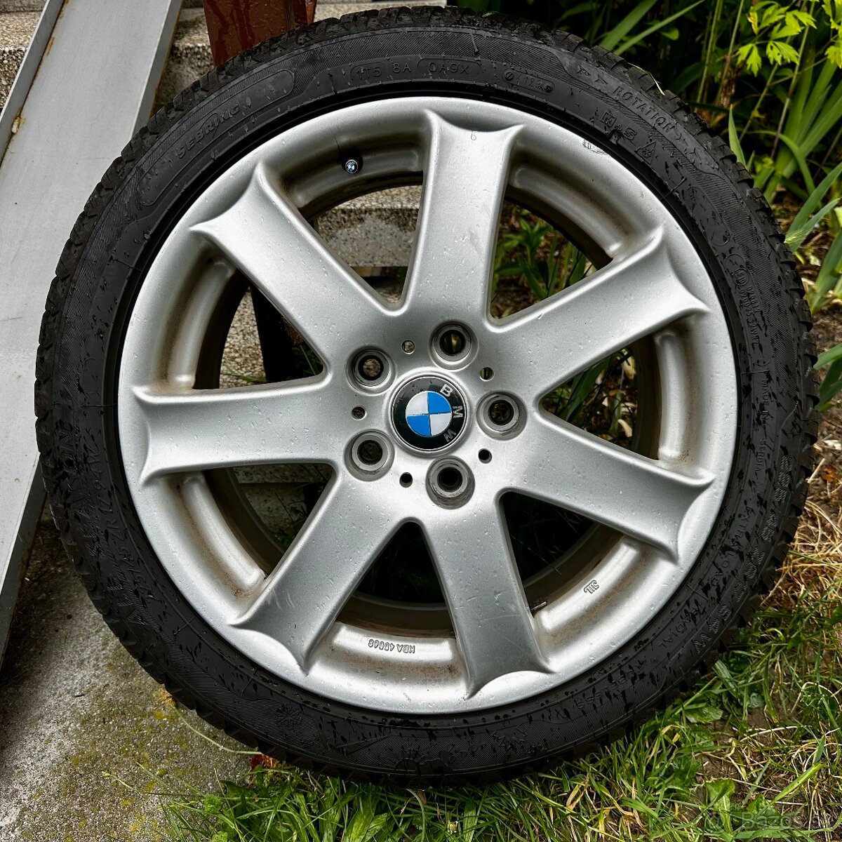 Predam alu disky Rial na BMW 3er s celorocnymi pneumatikami