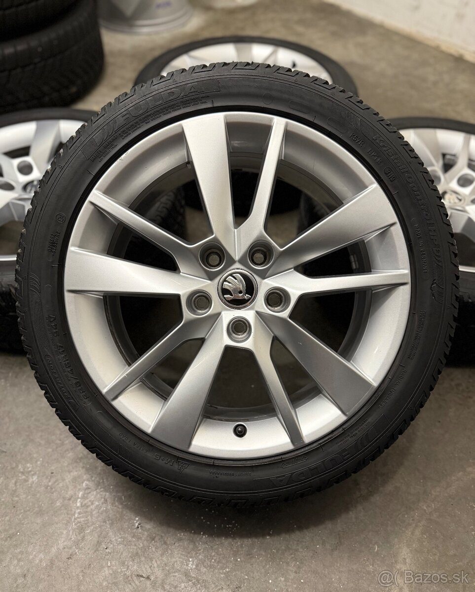 Zimná sada Škoda Trius 5x112 R17 , 225/45/17 Octavia, Golf