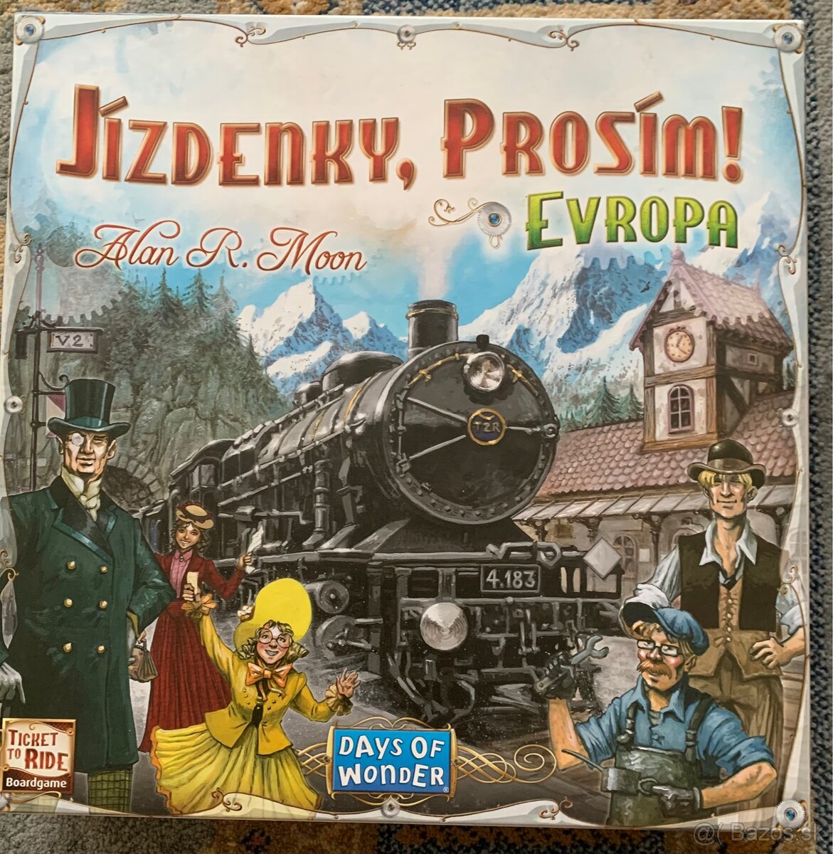 Predam spoločenskú hru JIZDENKY PROSÍM,  EVROPA