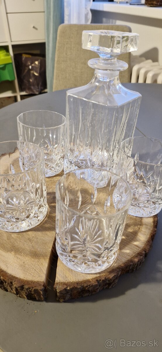 Kryštálový set na alkohol