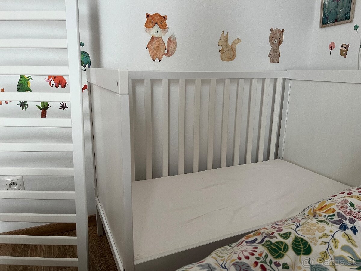 IKEA SUNDVIK detska postielka biela 60x120