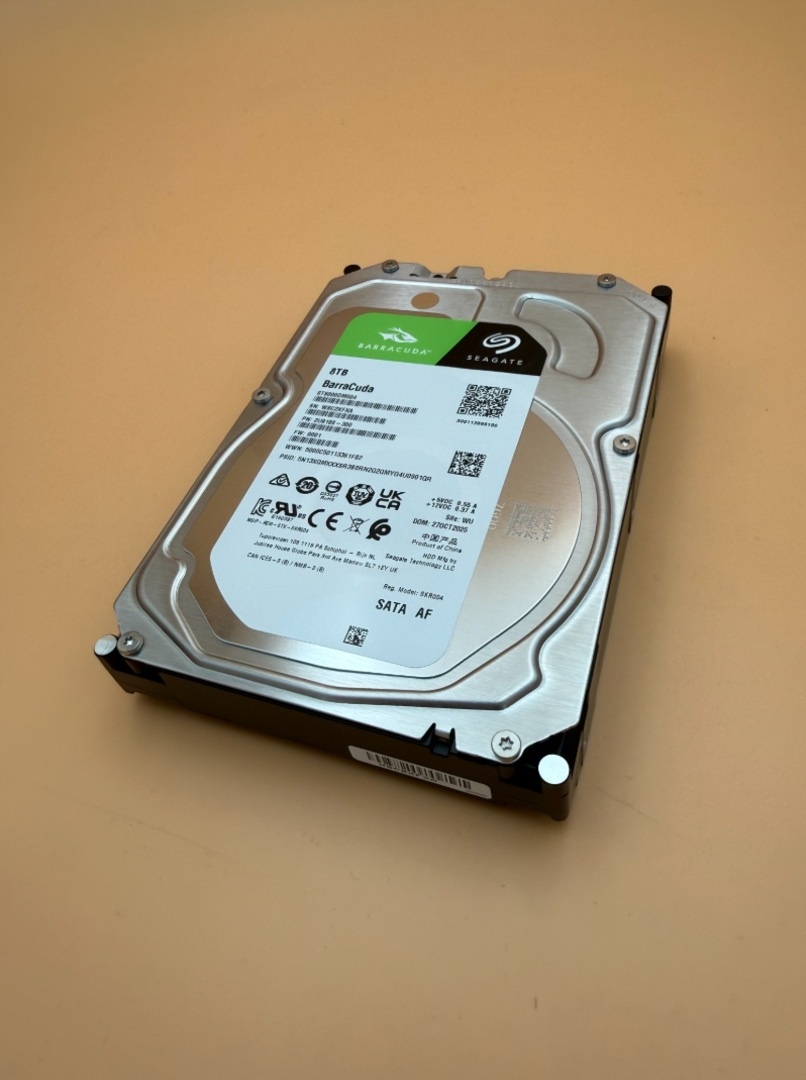 Harddisk Seagate BarraCuda 8TB HDD SATA 100% stav