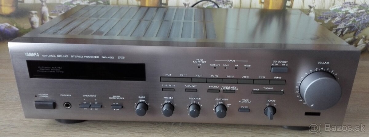Predám používaný AM/FM Stereo Receiver Yamaha RX-450