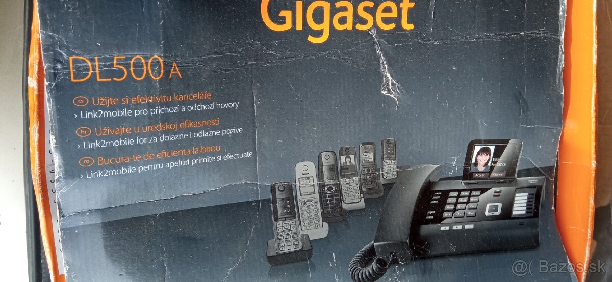 Telefon/sekretarka kancelarski Gigaset DL500a novy