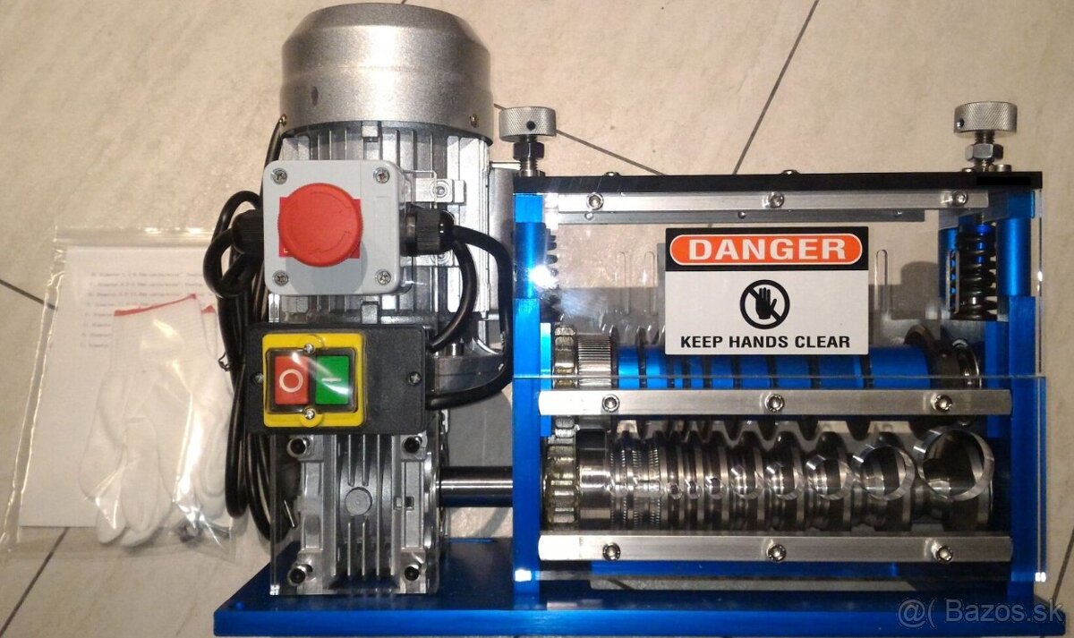 Lúpačka páračka káblovej izolácie 1-38mm 370W/230V Nova 25kg