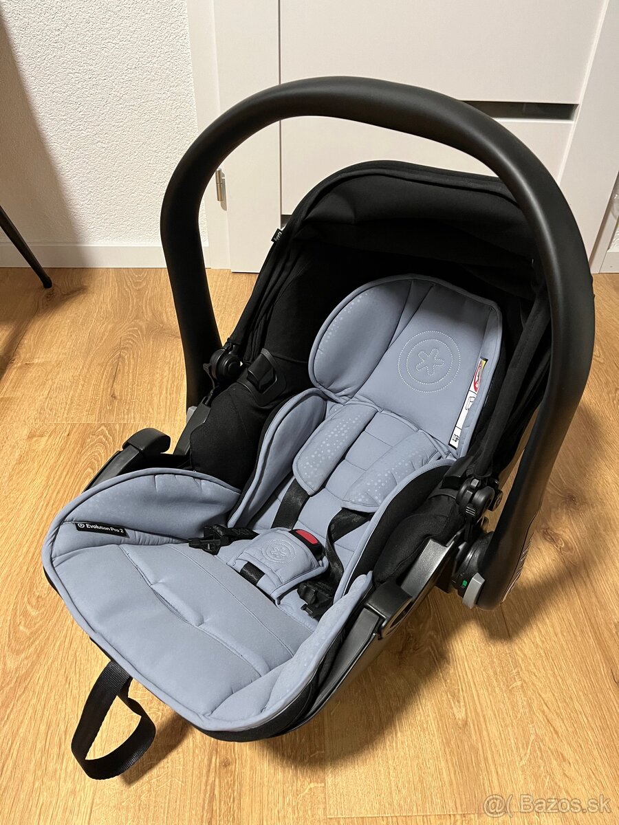 KIDDY Autosedačka Evolution Pro 2 (0-13 kg) Moon Grey