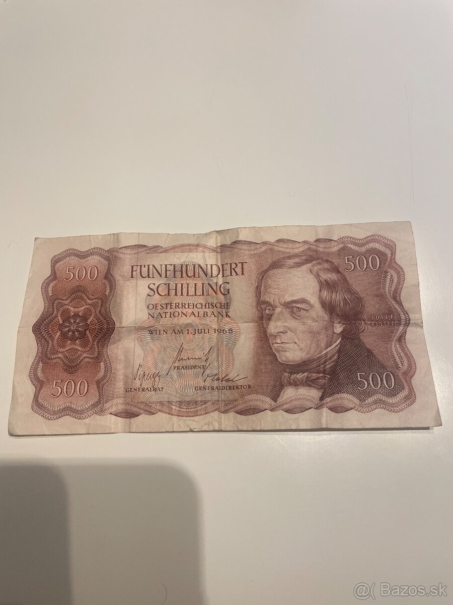 500 schiling rok 1965