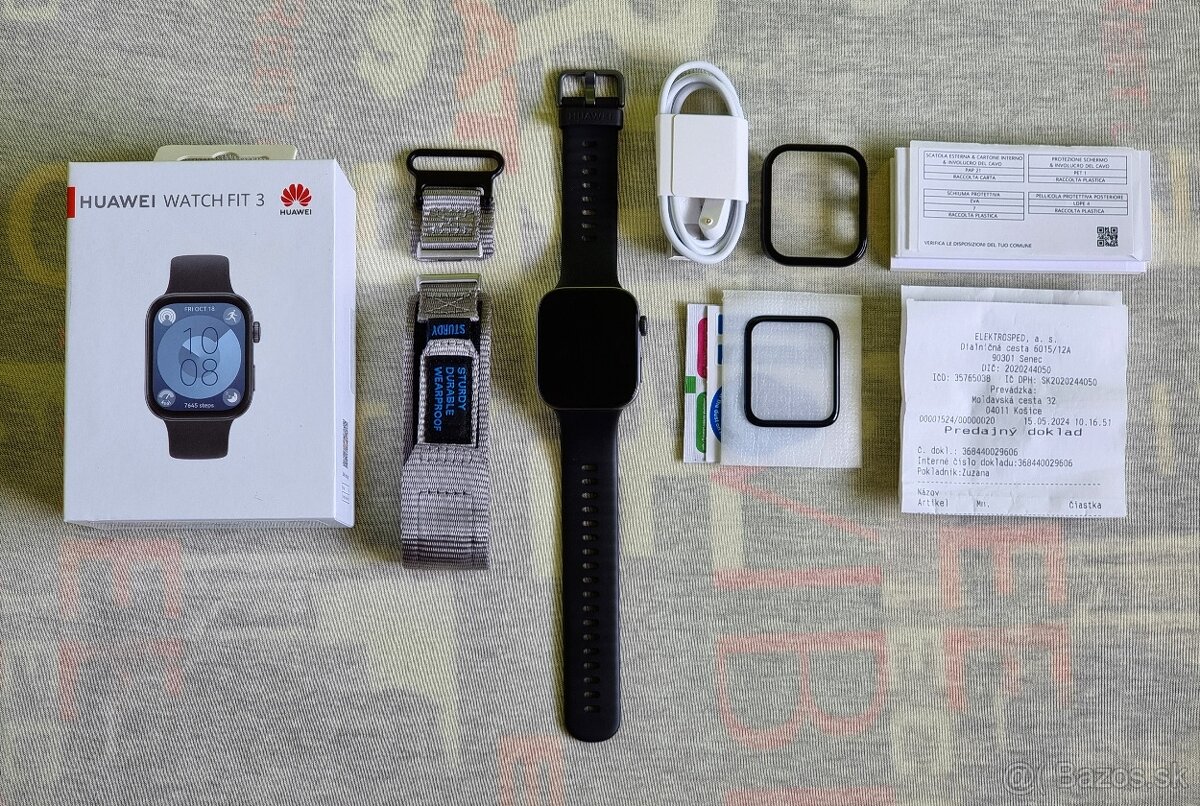 Huawei Watch Fit 3 Čierne