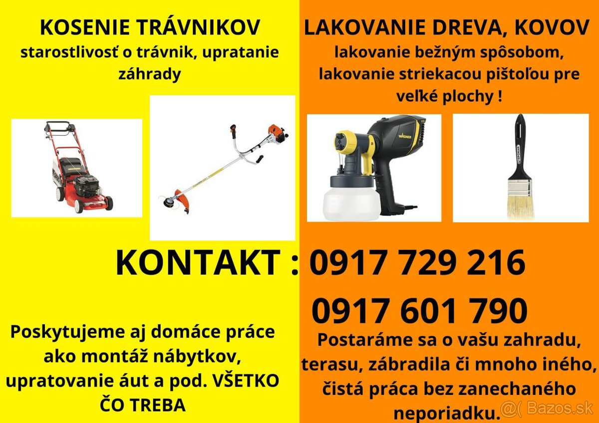 Kosenie - Lakovanie
