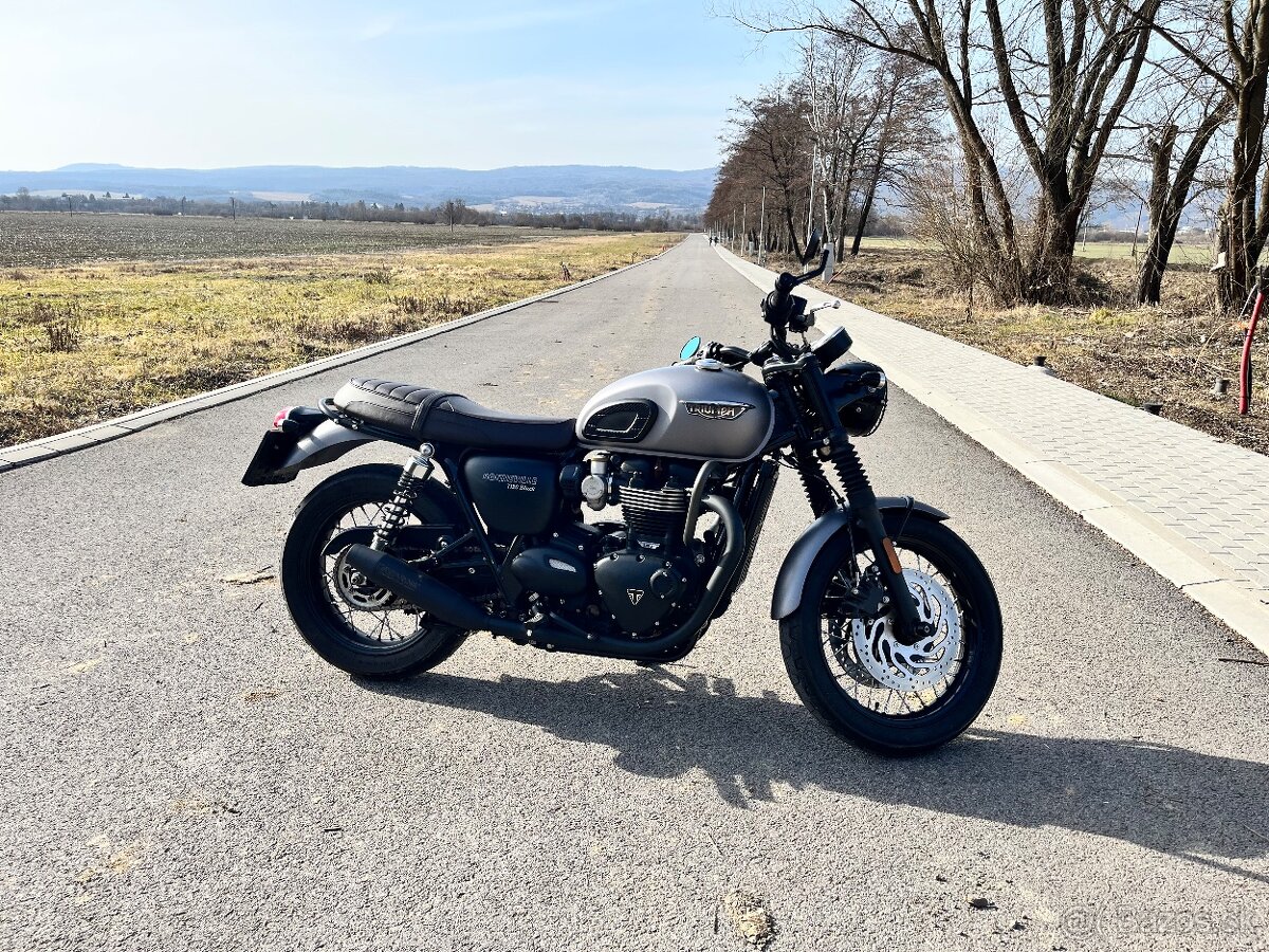2019 Triumph T120 Black kupovaný na Slovensku
