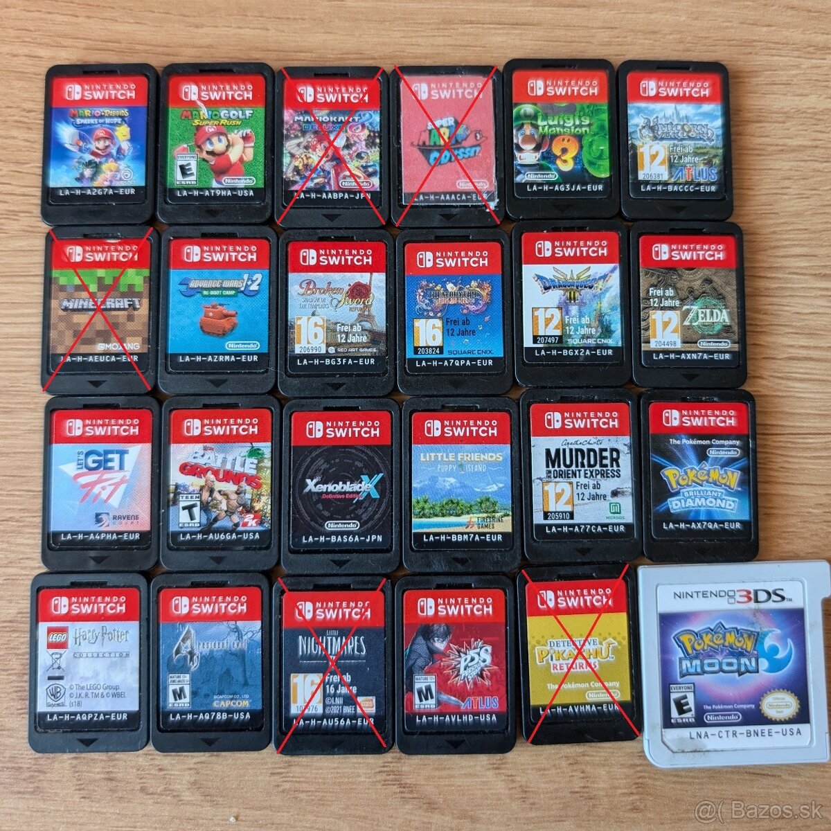 Hry na Nintendo Switch, Nintendo 3DS