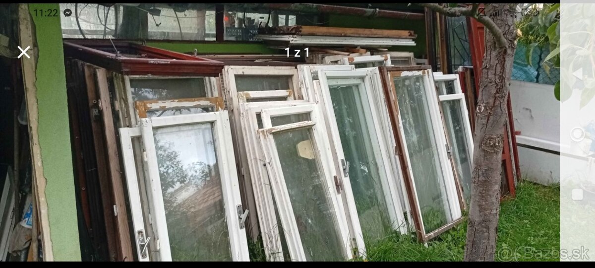 Ponúkam na predaj staré okná+výroba vyvysenych záhonov.