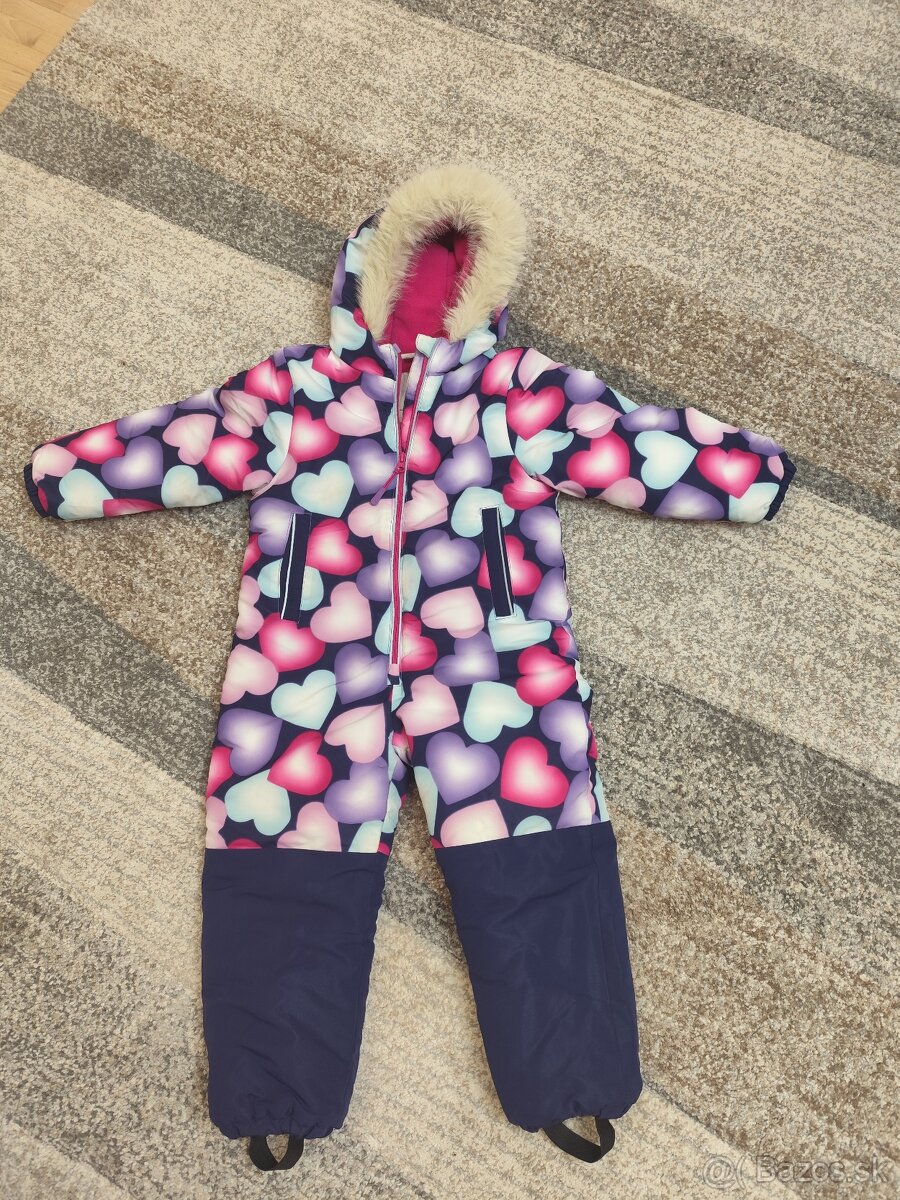 Predám detské zimné overaly a kabátik