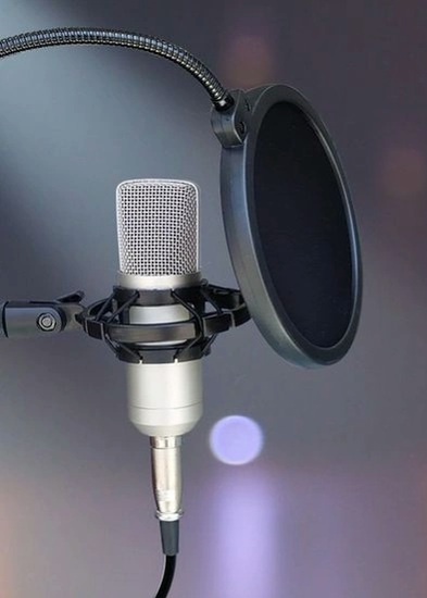 Predam Pop filter k mikrofonu, profesionalny, dvojity, novy.