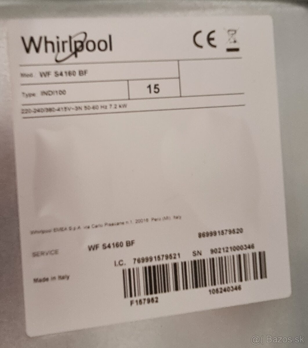 Indukčná varná doska Whirlpool