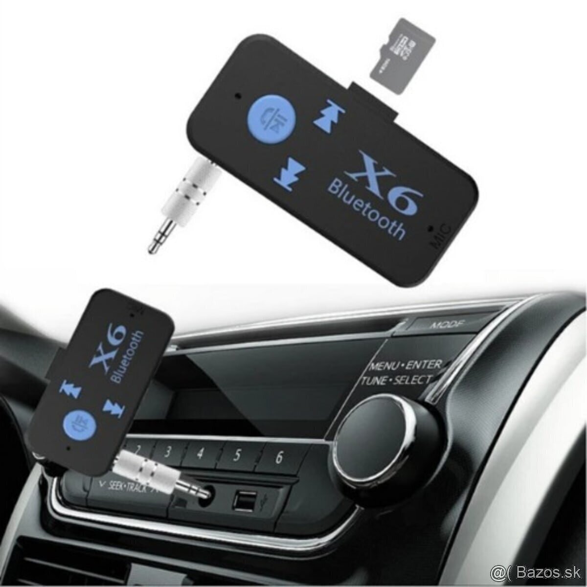 Transmitter sencor a x6 usb aux sd karta bluetoth
