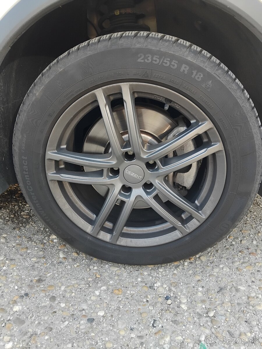 Elektrony s pneu Continental 235/55 R18