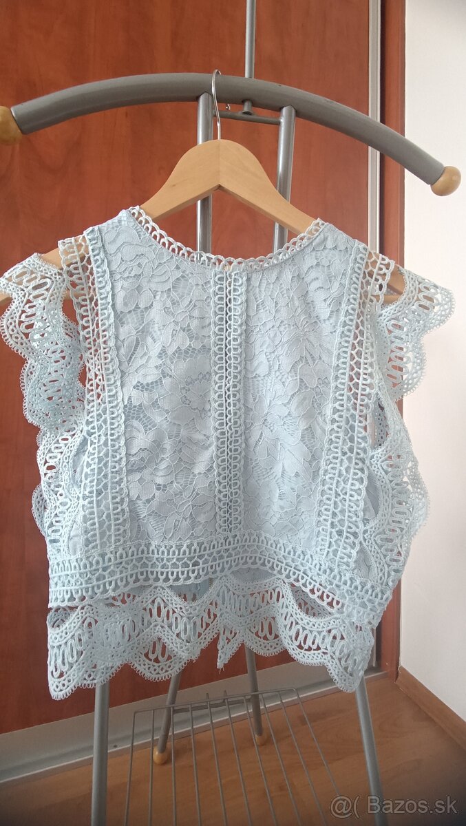 Crop Top čipkovaný S