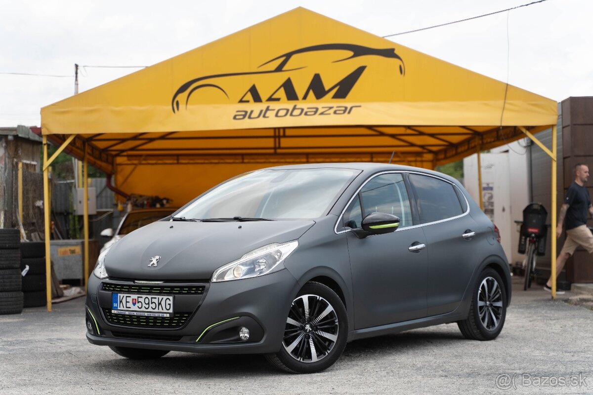 Peugeot 208,1.2i,110k,Limitová edícia-matná,Polokoža,62t.km