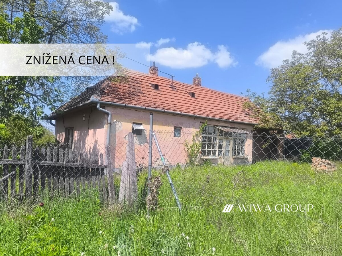 Stavebný pozemok s rodinným domom na predaj