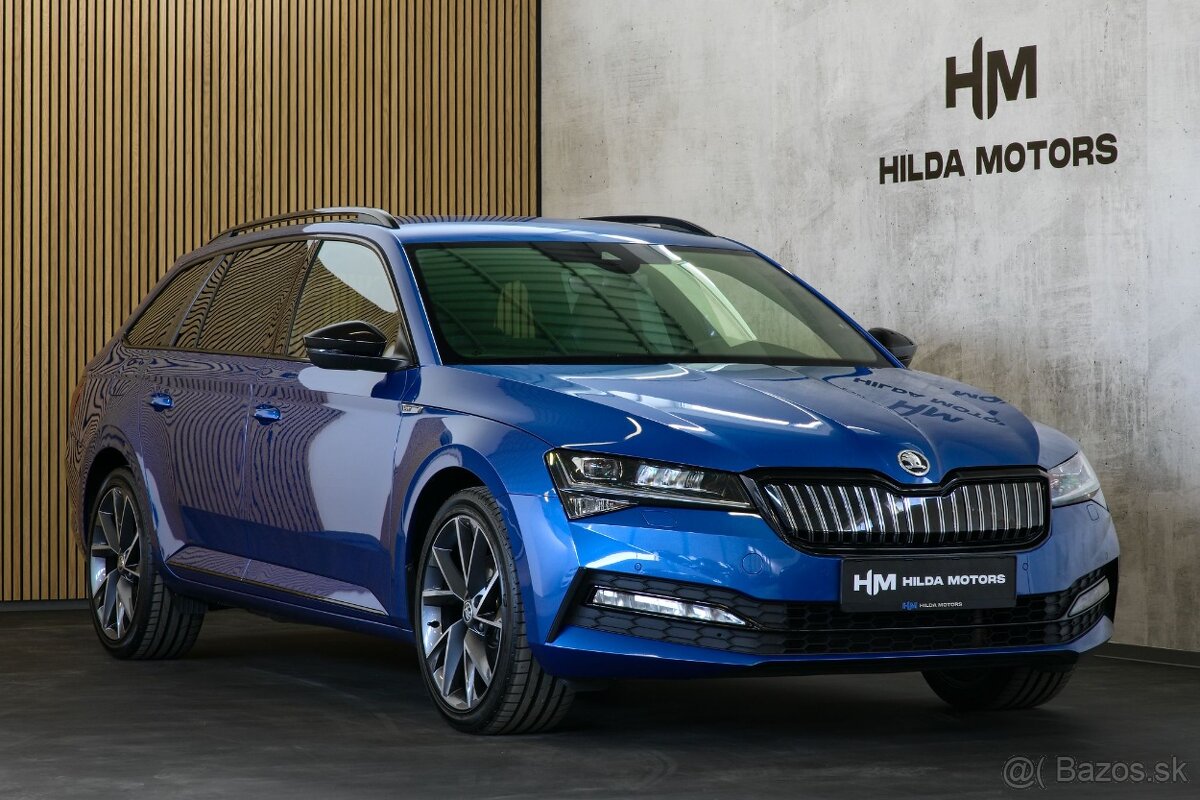 Škoda Superb 1.4TSI iV 160kW DSG Sportline Matrix Tažné DCC