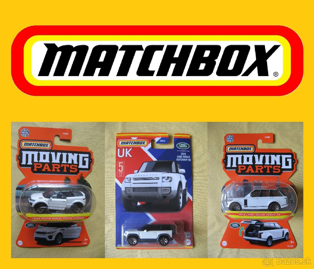 MATCHBOX - 3x Land Rover